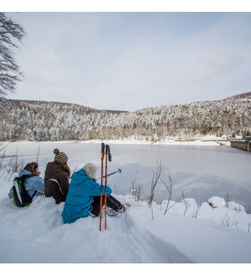 Sortie raquettes à neige du lac Noir  au lac du Forlet   sur demande