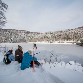 Sortie raquettes à neige du lac Noir  au lac du Forlet   sur demande