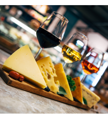 Dégustation de vin et de fromages de la région !