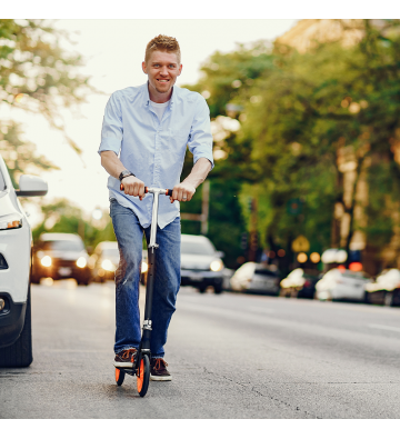 Balade en trottinette tout-terrain, déjeuner et course d’orientation !