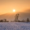 Balade en raquettes à neige coucher du soleil au Markstein