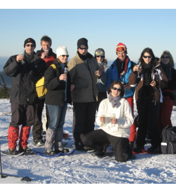 Fêtez Nouvel An au Lac Blanc en Montagne