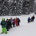 Balade en raquettes à neige pour les lutins !