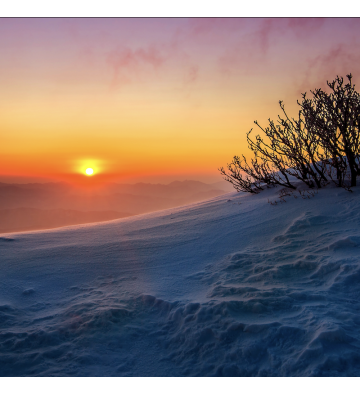 Couché du soleil au Hohneck