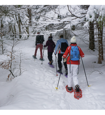 Balade en raquettes à neige à la découverte de la source du Lac Blanc