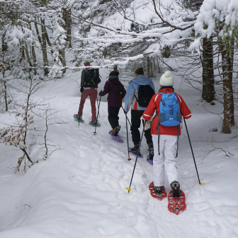 Balade en raquettes à neige à la découverte de la source du Lac Blanc