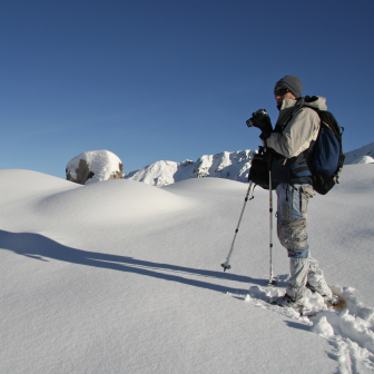 Balade en raquettes à neige du lac de Blanchemer