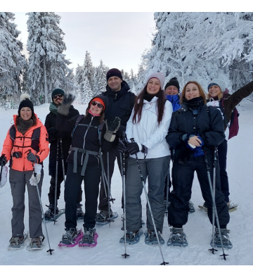 FÊTEZ LE JOUR DE L’AN EN ALSACE AVEC UNE BALADE EN RAQUETTES AU LAC BLANC DANS LES VOSGES