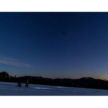 Balade nocturne en raquettes à neige au Hohneck