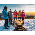 Balade en raquettes à neige avec fondue